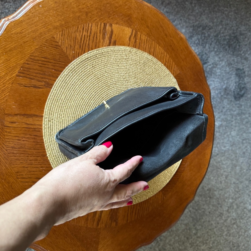 Coach Black Satchel Bag